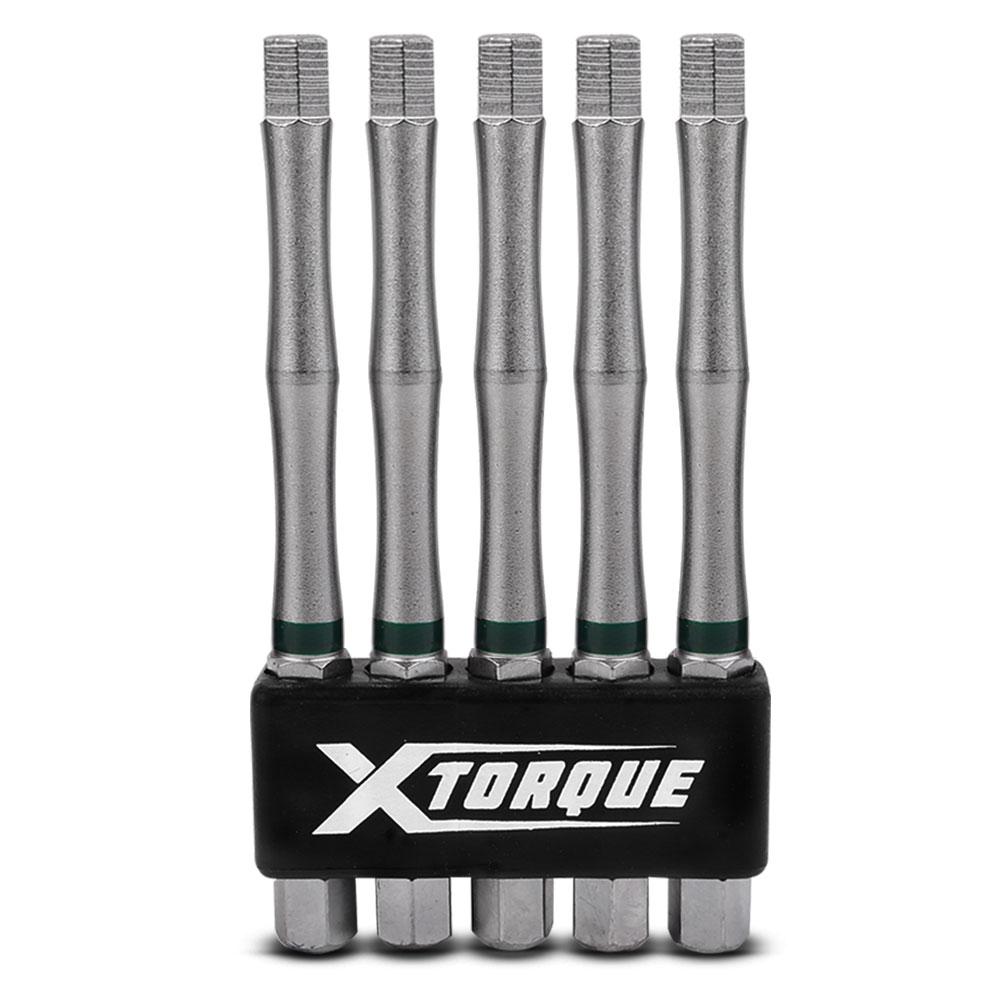 Xtorque 5PKHT575 75mm Hex Tamper Head Torsion Driver Bit - 5 Pack – image 1