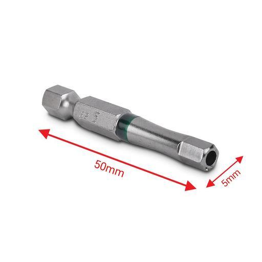 Xtorque 5PKHT550 50mm Hex Tamper Head Torsion Driver Bit - 5 Pack – image 3