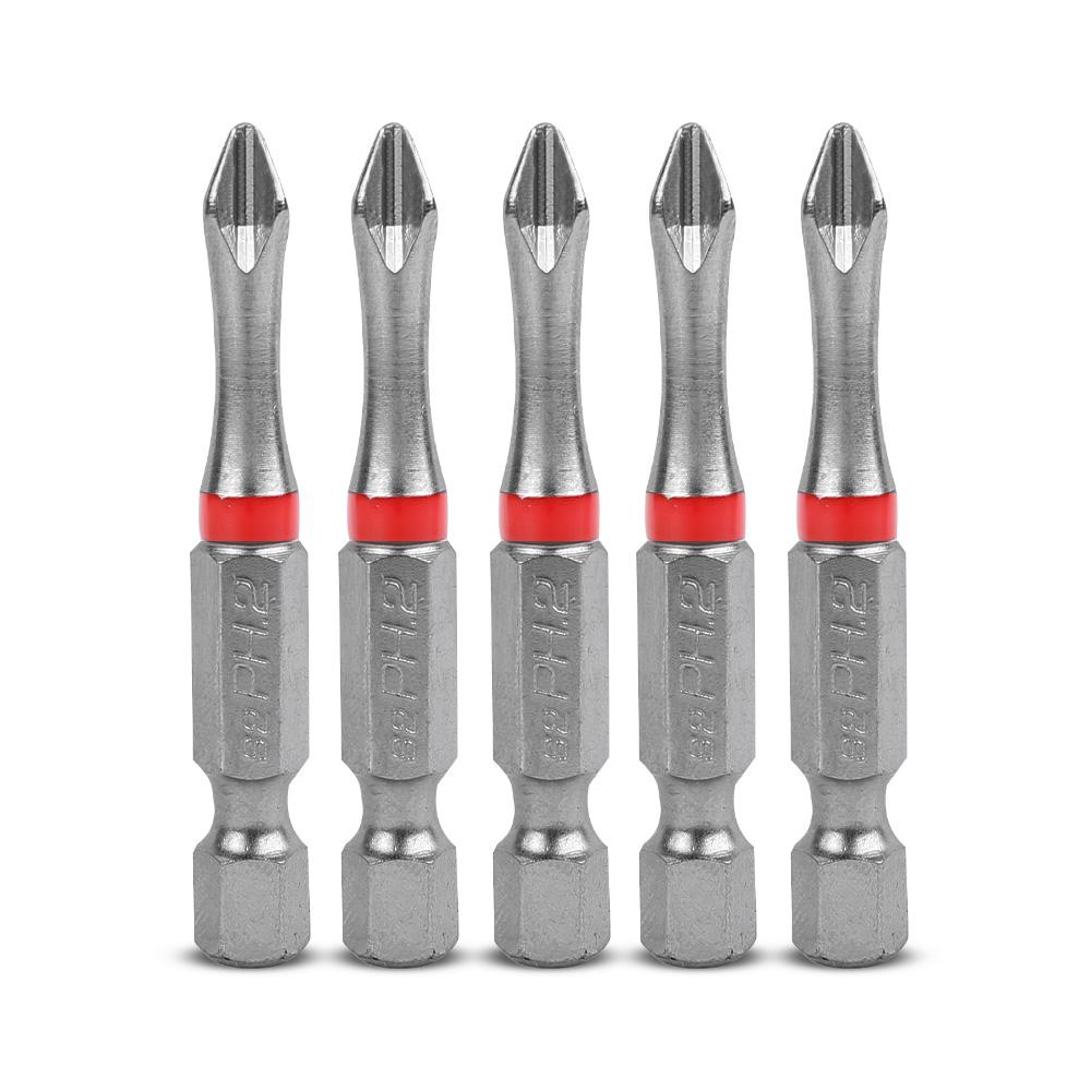 Xtorque 5PKPH250 PH2 50mm Phillips Head Torsion Driver Bit - 5 Pack – image 1