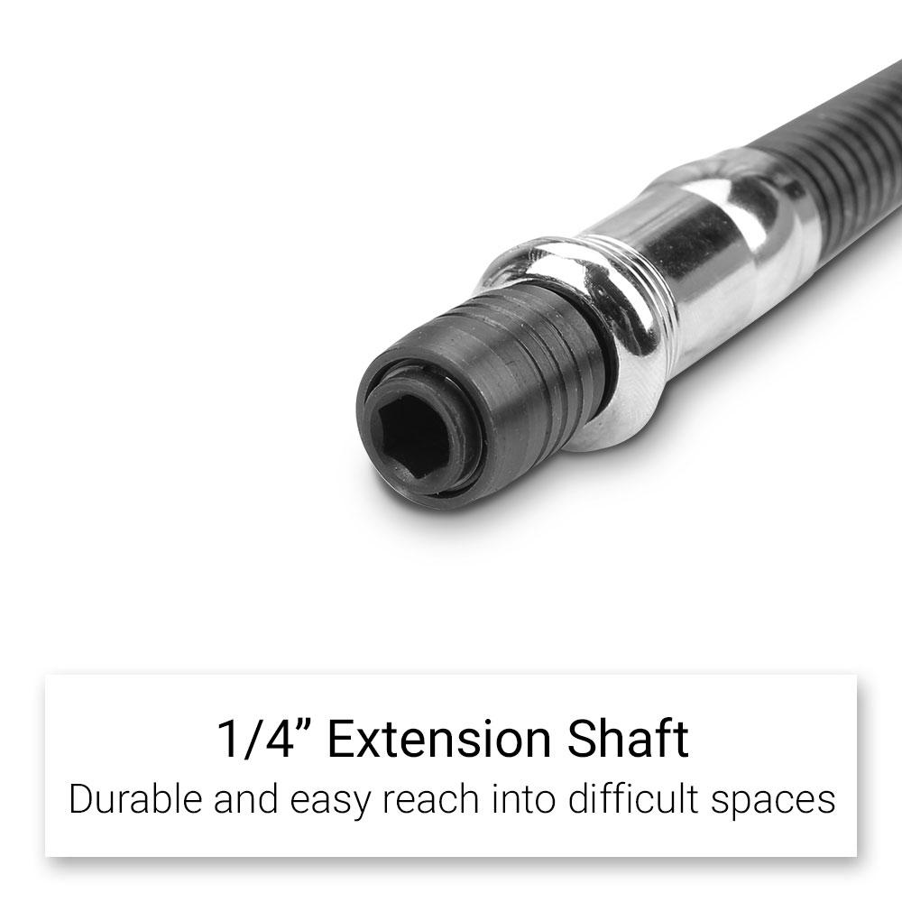 Xtorque XSHAF 400mm 1/4" Impact Flexible Extension Shaft – image 3