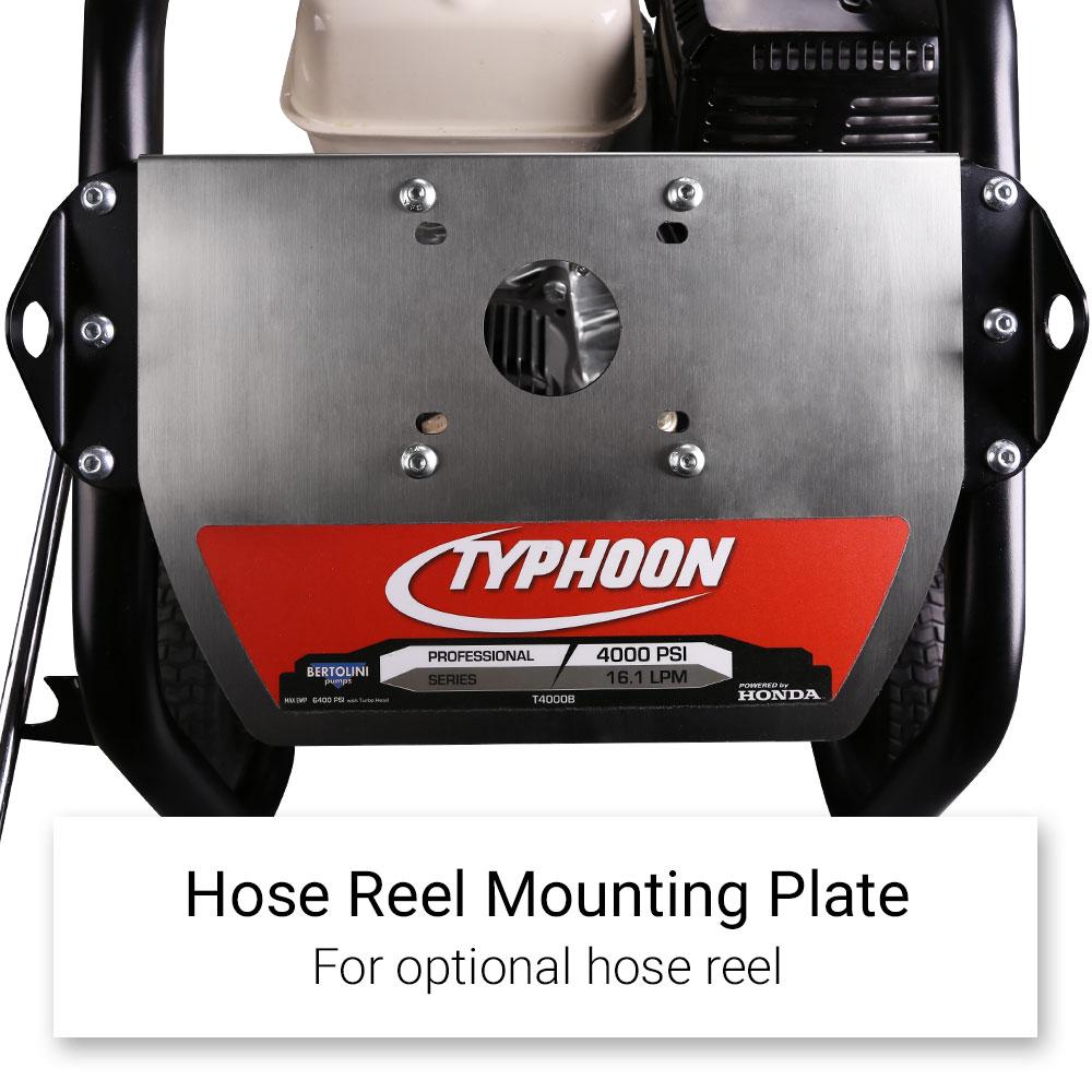 Typhoon T4000BR 13HP 6400PSI EWP Honda Powered Petrol Water Pressure Washer with Turbo Head and Hose Reel Kit – image 9