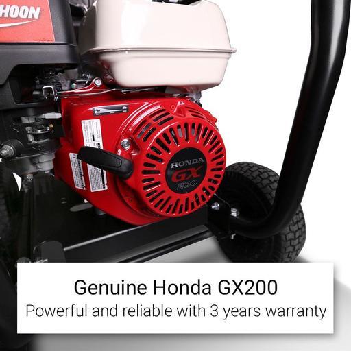 Typhoon T2500BR  6.5HP 4000PSI EWP Honda Powered Petrol Water Pressure Washer with Turbo Head and Hose Reel Kit – image 3