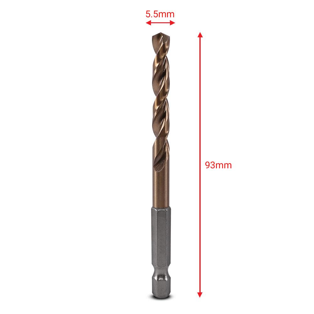 Xtorque XQ55MM 5.5mm HSS Cobalt Quick Change Impact Drill Bit – image 2