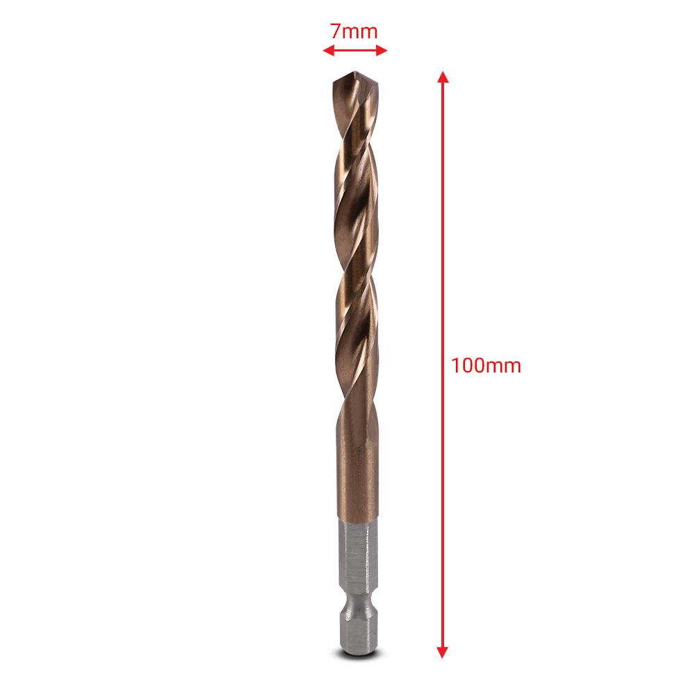 Xtorque XQ70mm 7mm HSS Cobalt Quick Change Impact Drill Bit – image 2