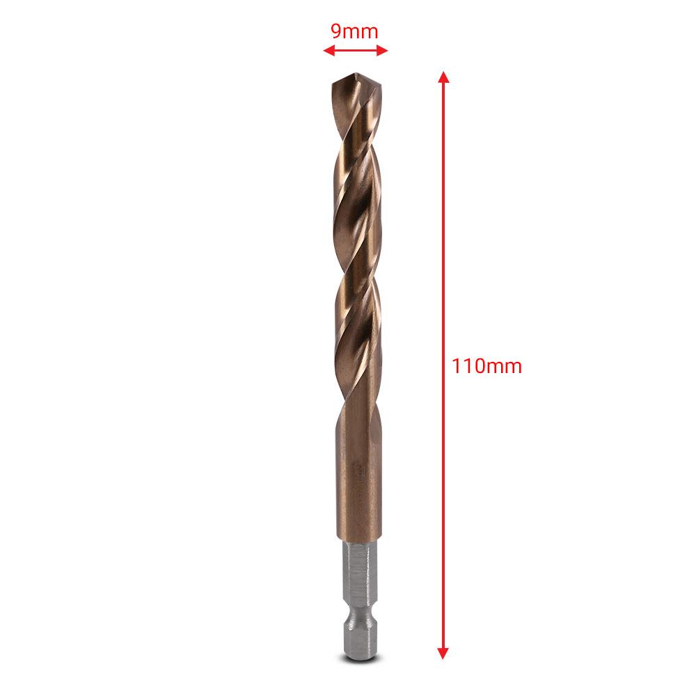 Xtorque XQ90MM 9mm HSS Cobalt Quick Change Impact Drill Bit – image 2