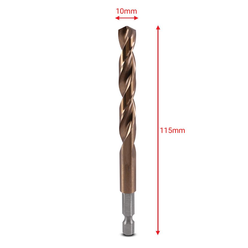 Xtorque XQ100MM 10mm HSS Cobalt Quick Change Impact Drill Bit – image 2