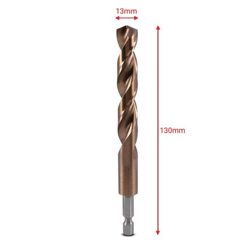 Xtorque XQ130MM 13mm HSS Cobalt Quick Change Impact Drill Bit – image 2