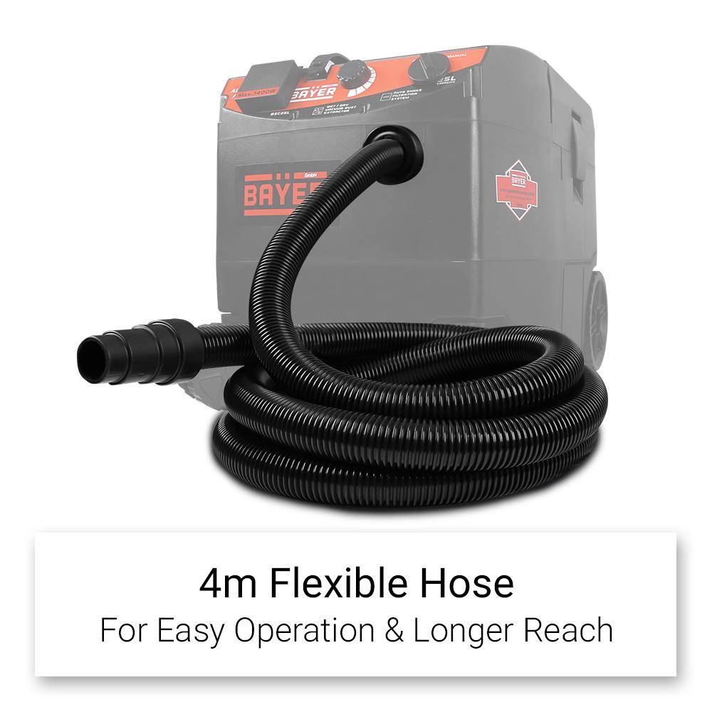 Bayer BSC25L 1400W 25L Wet & Dry Vacuum Dust Extractor