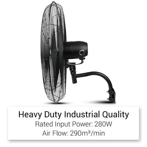 Bayer BFANW 280W 750mm Industrial Heavy Duty High Power Wall Mount Fan – image 2