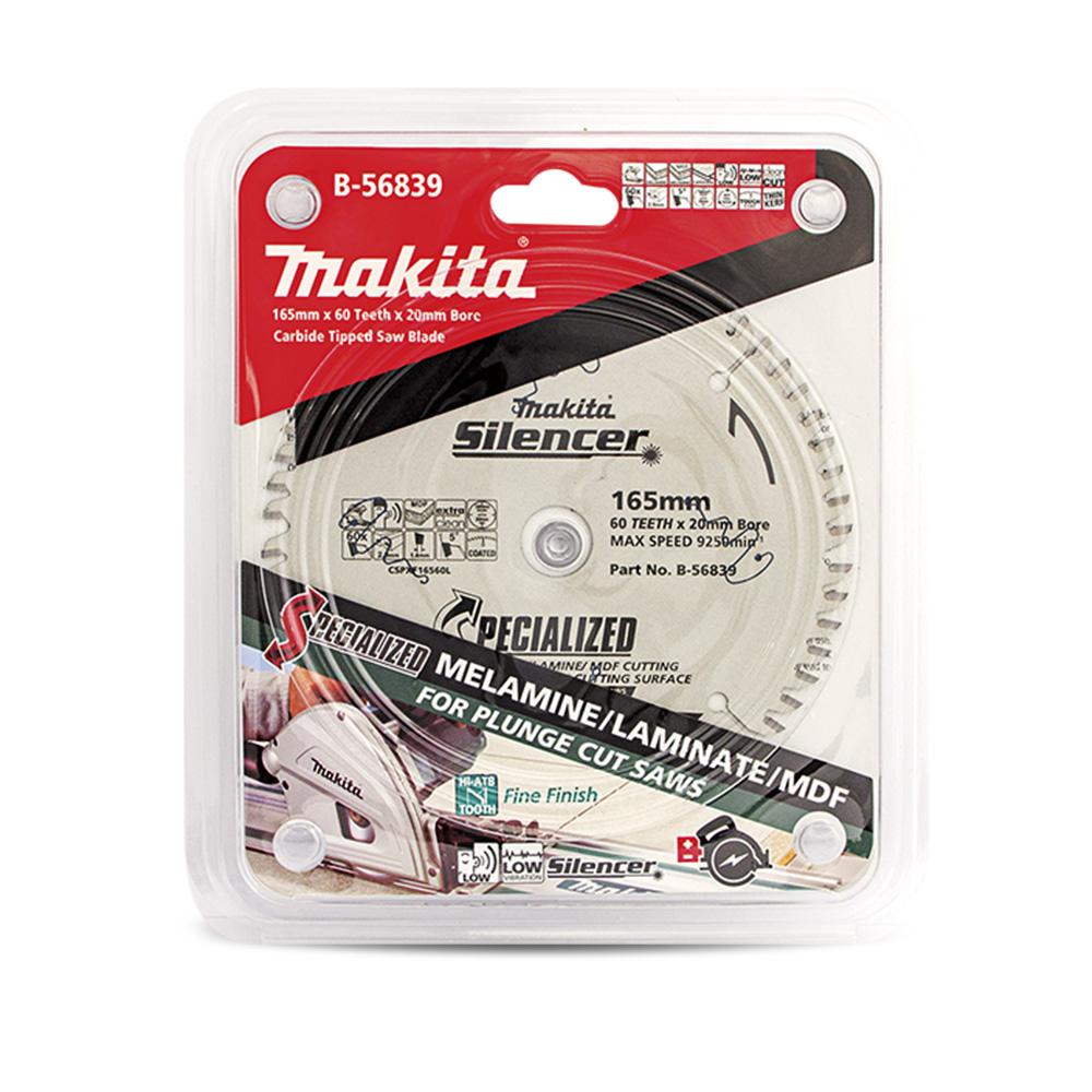 Makita B-56839 165mm (6.5") 60Teeth Specialised Plunge Cut TCT Saw Blade – image 1