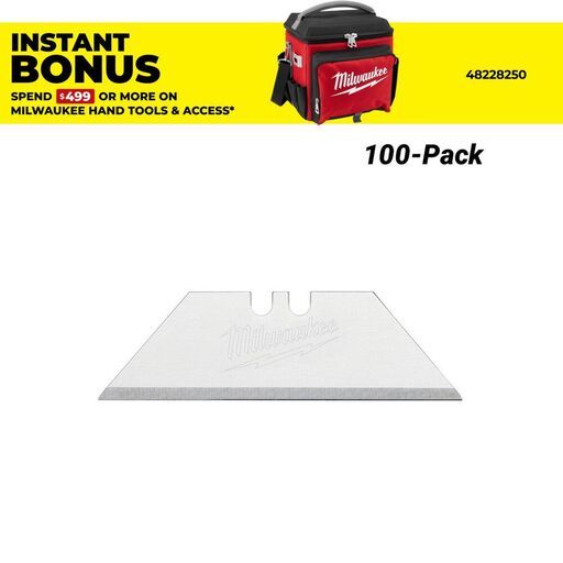 Milwaukee 48221900 100-Pack General Purpose Utility Blades