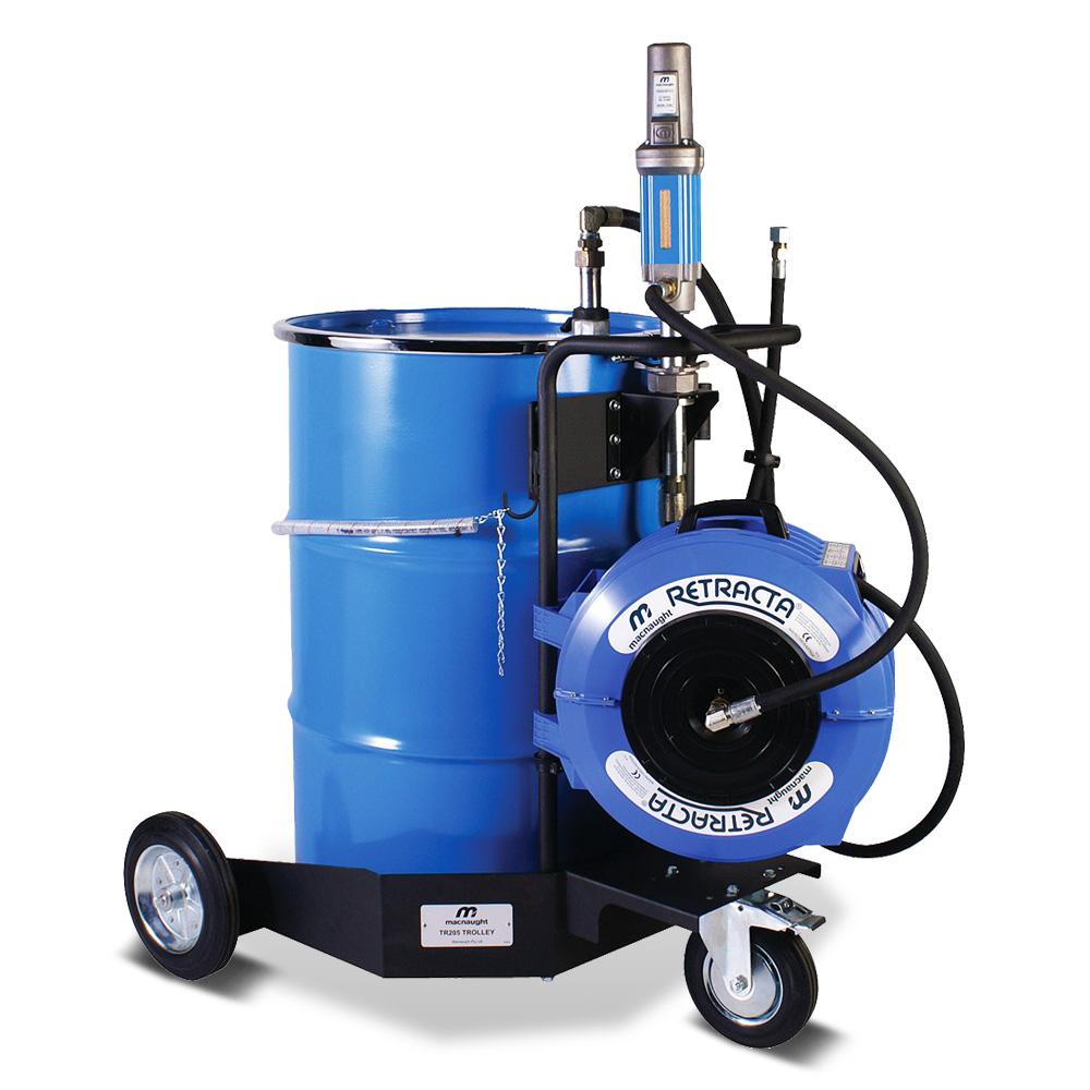 Macnaught OS100B01 205L RSERIES Portable Trolley Mounted Oil Dispensing System