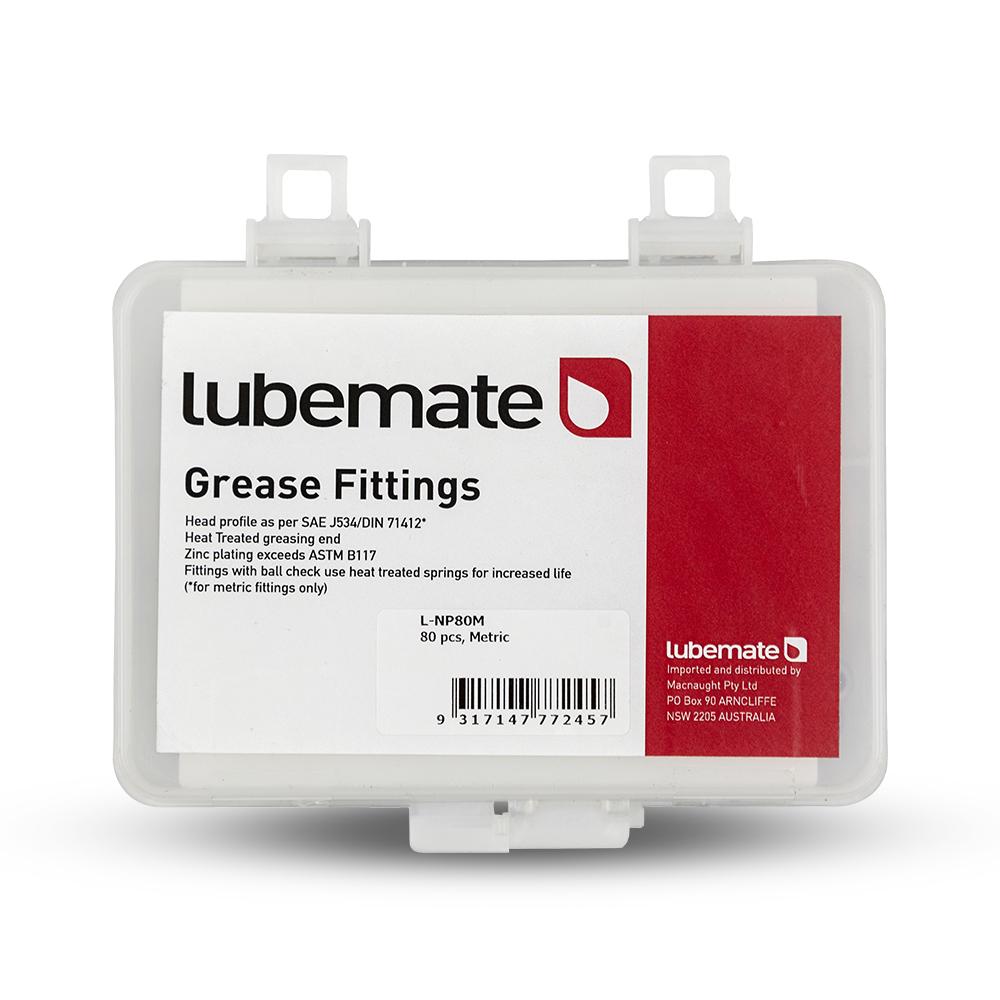 Lubemate L-NP80M 80pce Metric Nipple Kit – image 1