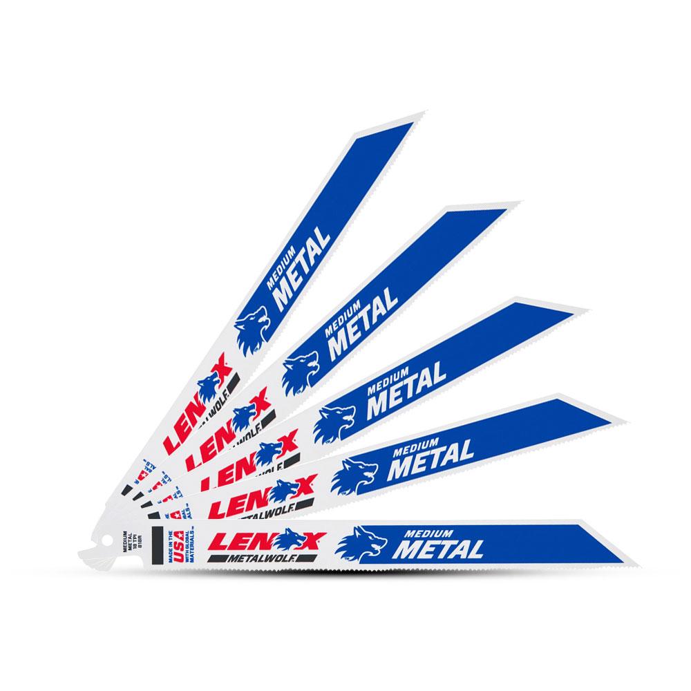 Lenox 20578818R 200mm18TPI Reciprocating Bi-Metal Saw Blade - 5 Pack – image 4