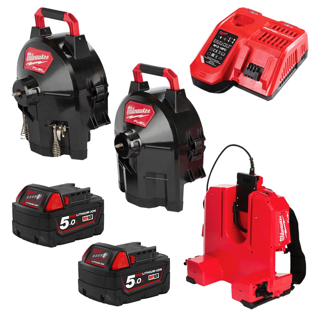 milwaukee backpack sewer machine