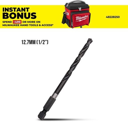 Milwaukee 48894417 SHOCKWAVE™ 12.7mm (1/2") Impact Hex Drill Bit 