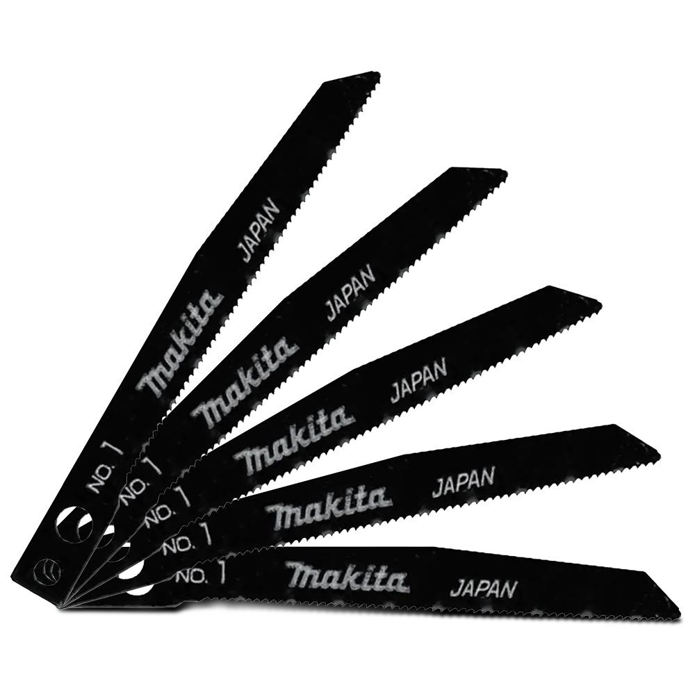 Makita A-85802 5-Pack 50mm x 24TPI HSS Jigsaw Blade Bayonet No.1 for Cutting Metal, Aluminium & PVC – image 2