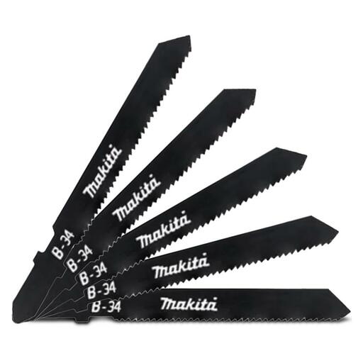 Makita B-10453 76mm x 18TPI HSS Jigsaw Blade Bayonet B-34 for Cutting Metal - 5 Pack – image 2