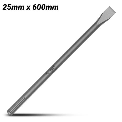 Milwaukee 4932343739 25mm X 600mm Sds Max Flat Chisel