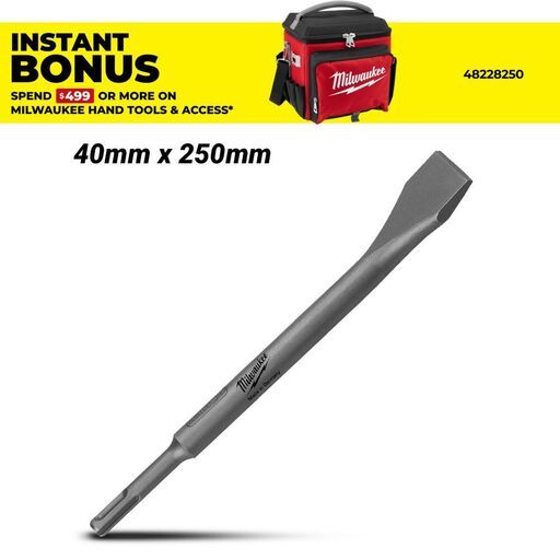 Milwaukee 4932353424 40mm x 250mm SDS-Plus Angle Chisel 