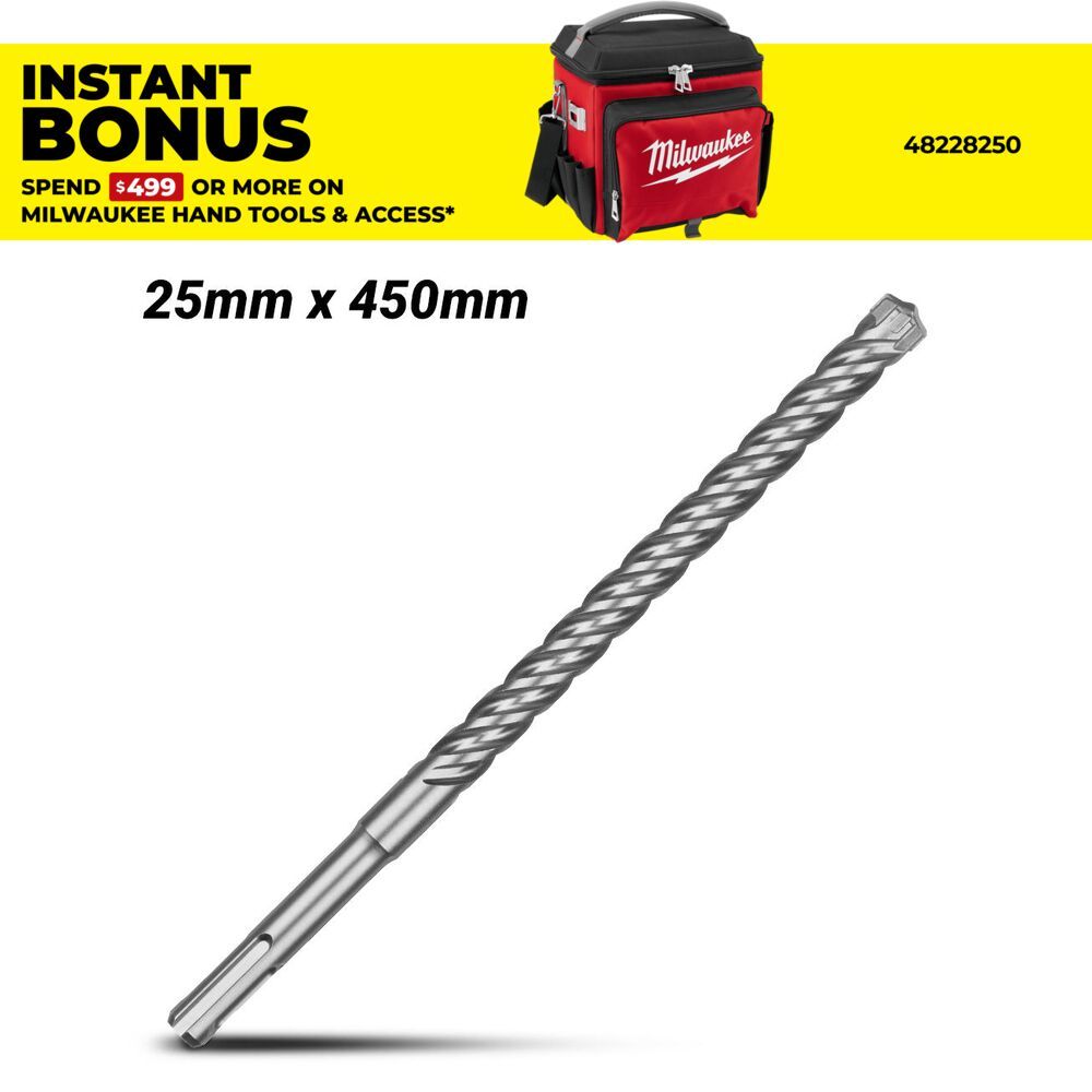 Milwaukee 4932356509 25mm x 450mm SDS-Plus MX4 Drill Bit – image 1