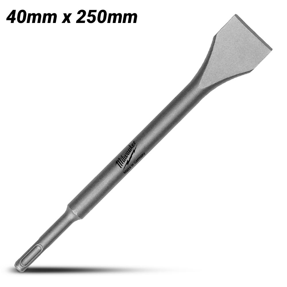 Milwaukee 4932367146 40mm x 250mm SDS-Plus Flat Wide Chisel – image 2