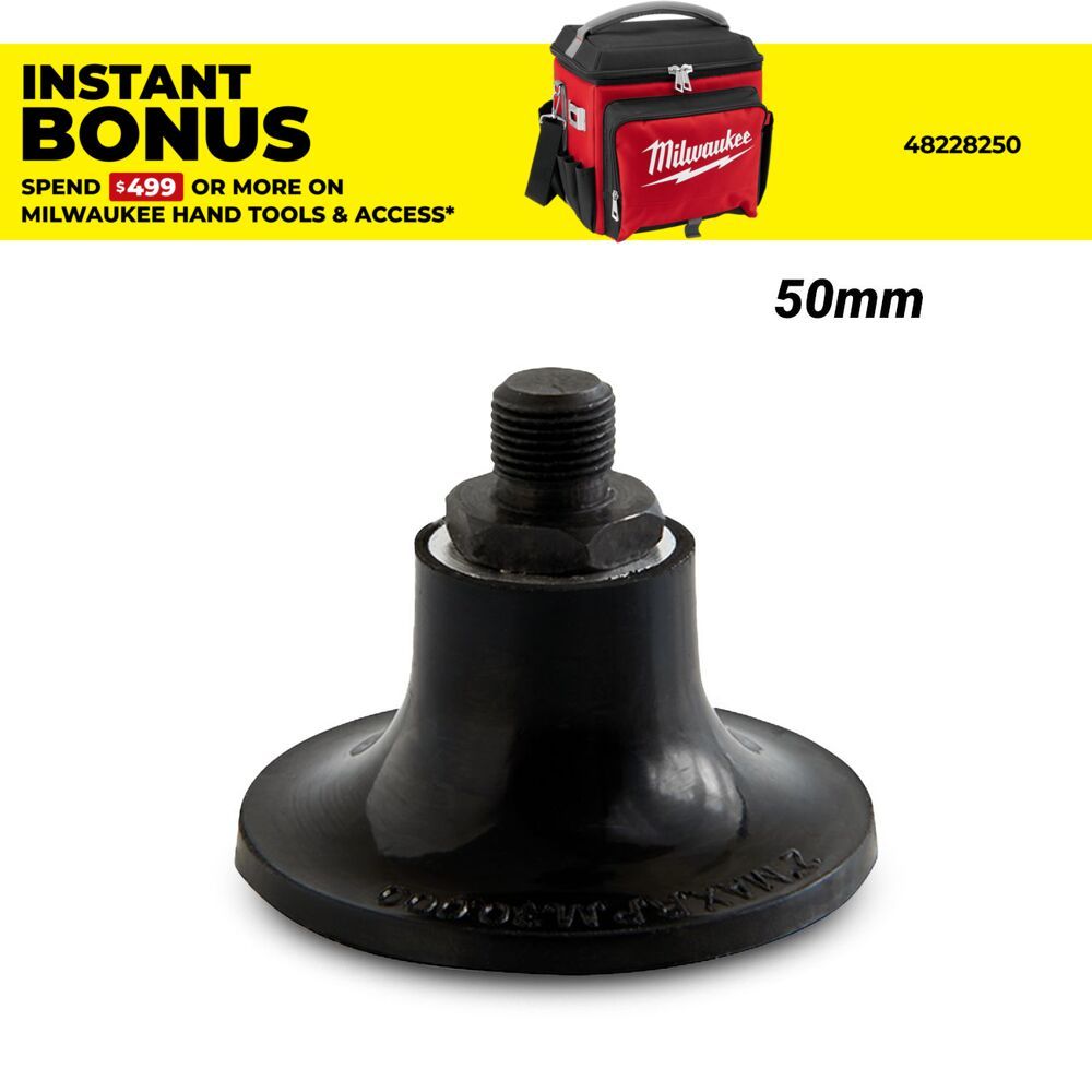 Milwaukee 4932430492 M12™ 50mm Polisher Fibre Disc Backing Pad – image 1