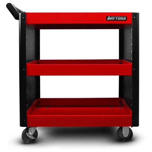 Daytona D3SPTT 29" Heavy Duty 3 Shelf Portable Tool Trolley Cart – image 2