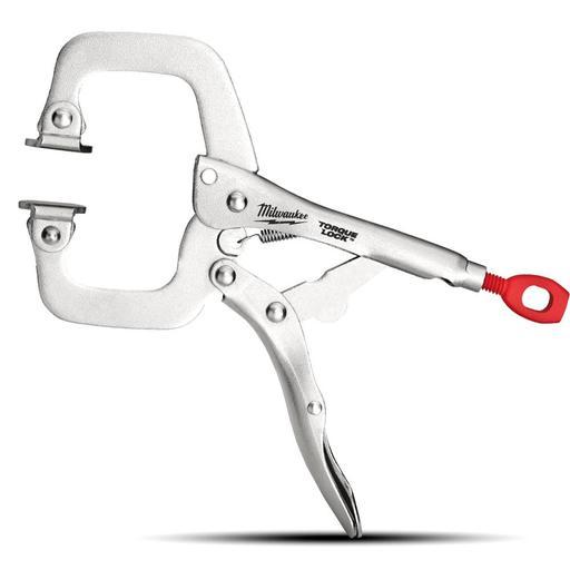 Milwaukee 48223522 152mm (6") TORQUE LOCK™ Locking C-Clamp Swivel Jaws – image 2