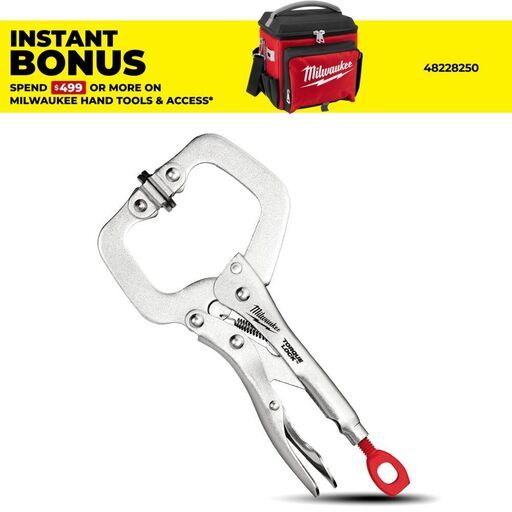 Milwaukee 48223522 152mm (6") TORQUE LOCK™ Locking C-Clamp Swivel Jaws