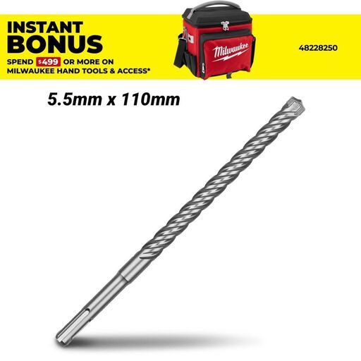 Milwaukee 4932352009 5.5mm x 110mm SDS-Plus MX4