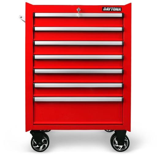 Daytona DTKR268 + D7DTBT 268pce Metric/SAE 6 Drawer Tool Chest with 7 Drawer Roller Cabinet - Red – image 14