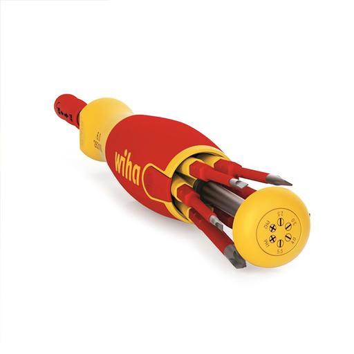 Wiha 40809 (38610) Slim VDE Screwdriver with LiftUp Bit Holder