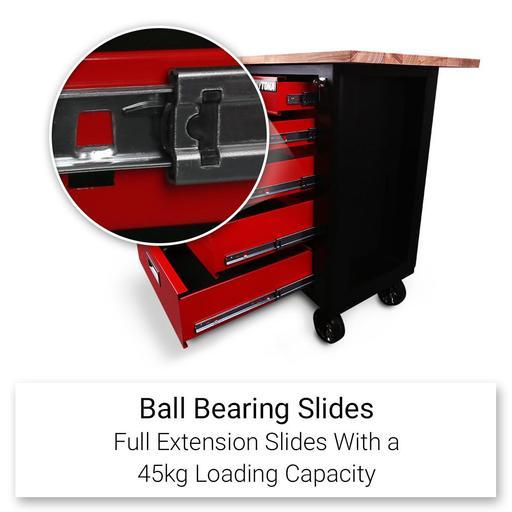 Daytona D5TWB Heavy Duty 5 Drawer Trolley Workbench – image 6
