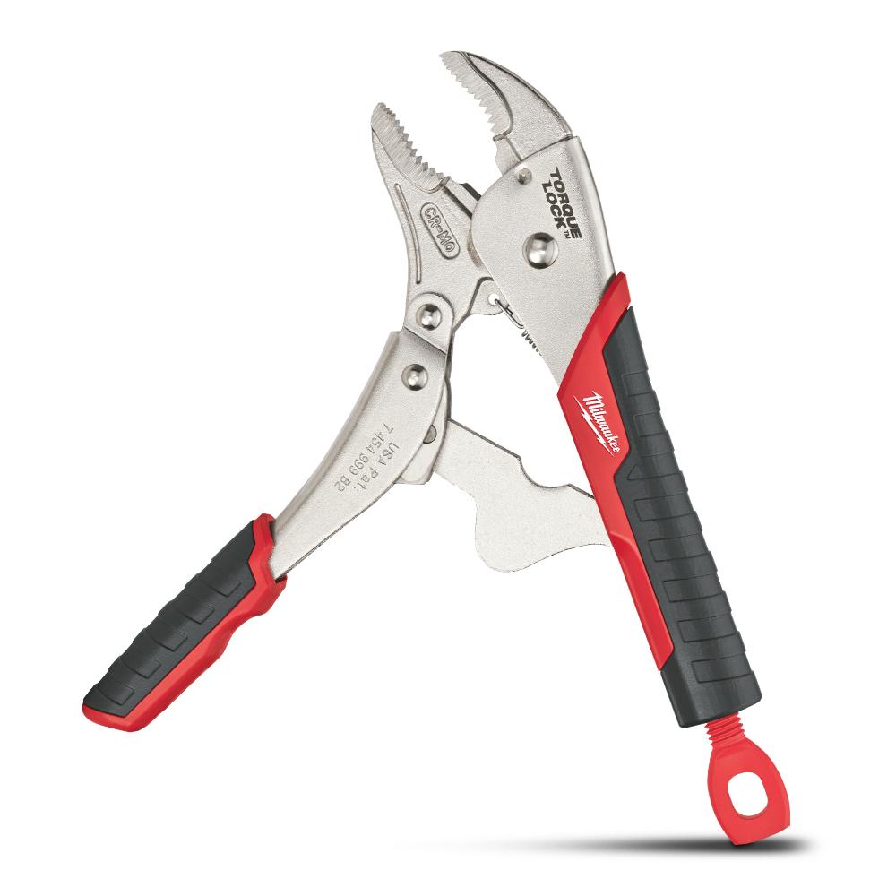 Milwaukee 48223402 2Pack Torque Lock Curved Jaw Locking Pliers Set