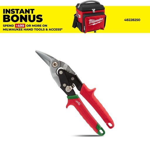Milwaukee 48224520 Right Cutting Aviation Snips