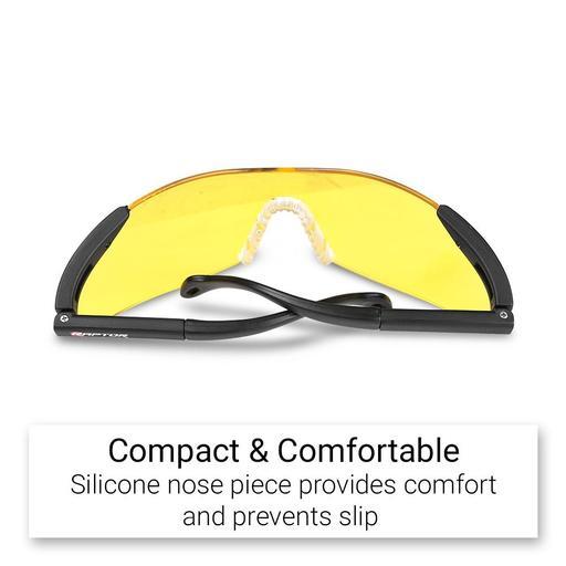 Raptor MG38Y Premium Adjustable Safety Glasses with Yellow Tint Lens – image 4