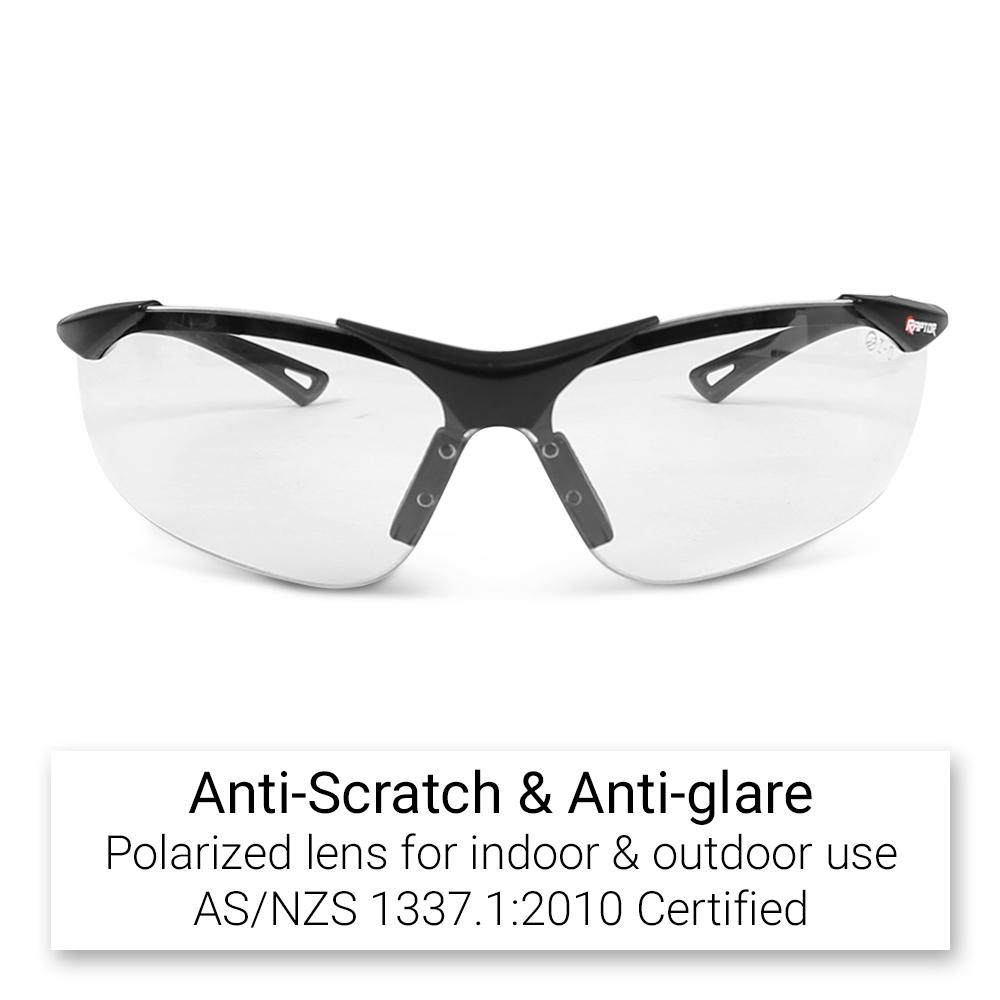 Raptor MG24C Premium Maximum Comfort Safety Glasses with Clear Lens – image 2