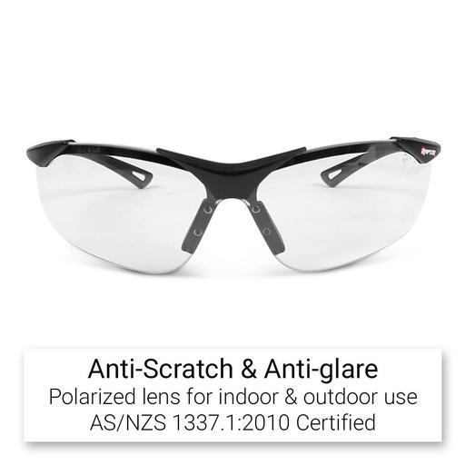 Raptor MG24C Premium Maximum Comfort Safety Glasses with Clear Lens – image 2