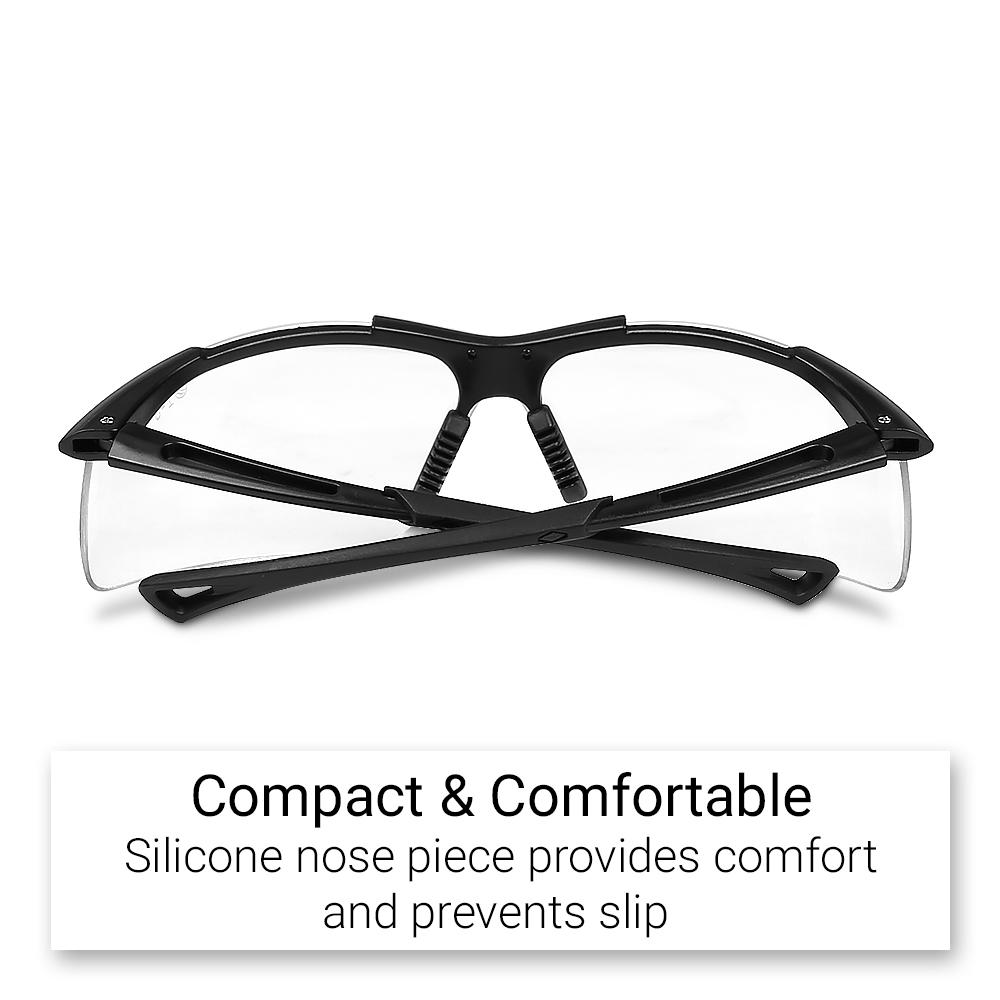 Raptor MG24C Premium Maximum Comfort Safety Glasses with Clear Lens – image 4