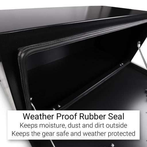 Daytona BPC100 2mm 1000mm x 400mm x 400mm Powder Coated Steel Underbody / Under Tray Truck Storage Box – image 5