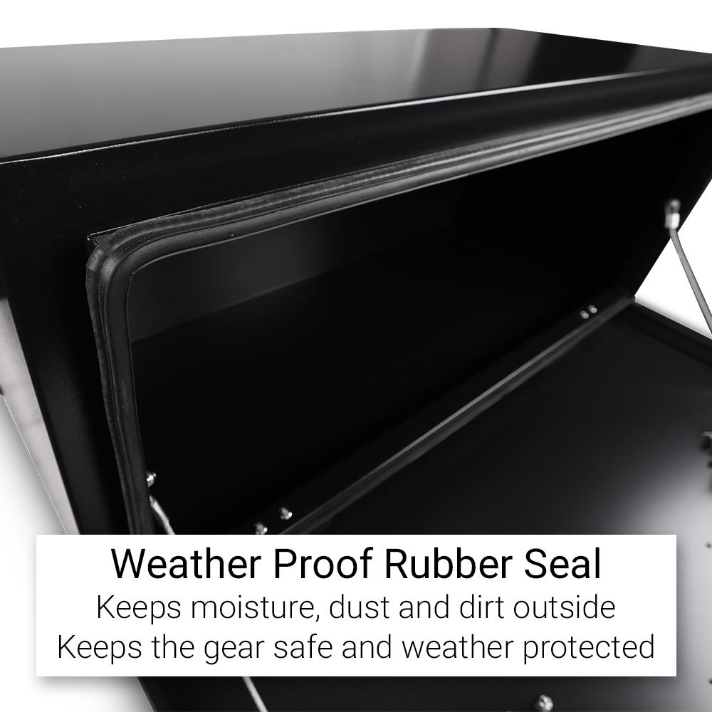 Daytona BPC120 2mm 1200mm x 500mm x 550mm Powder Coated Steel Underbody / Under Tray Truck Storage Box – image 5