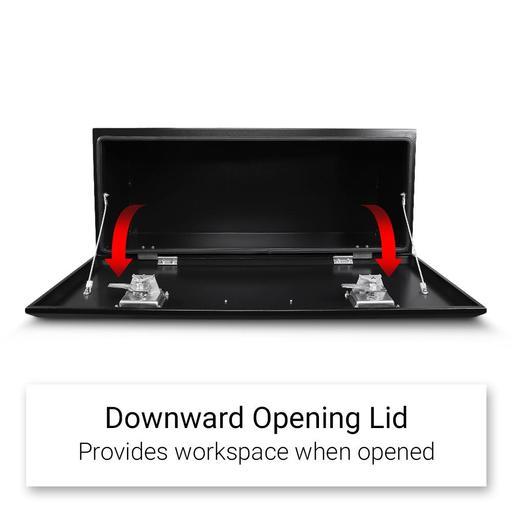 Daytona BPC120 2mm 1200mm x 500mm x 550mm Powder Coated Steel Underbody / Under Tray Truck Storage Box – image 4