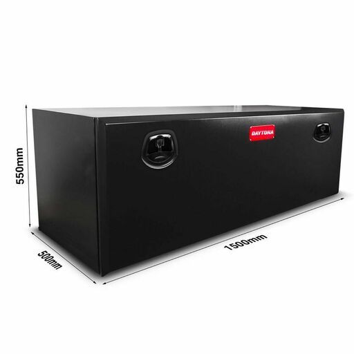 Daytona BPC150 2mm 1500mm x 500mm x 550mm Powder Coated Steel Underbody / Under Tray Truck Storage Box – image 2