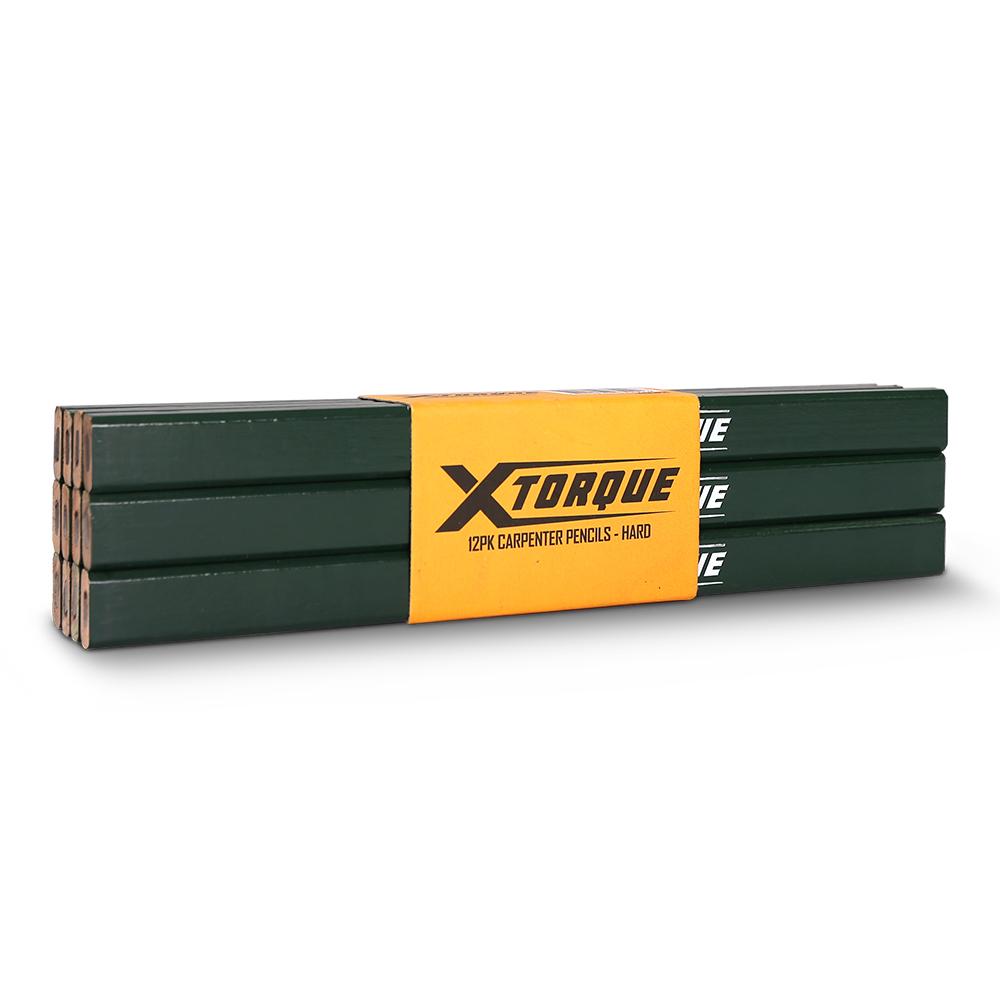 Xtorque XGCPH-12 12-Pack Green 4H Hard Carpenter Pencil – image 2