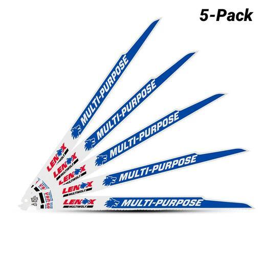 Lenox 20583110R 300mm 10/14TPI All Purpose Bi-Metal Reciprocating Saw Blade - 5 Pack – image 2