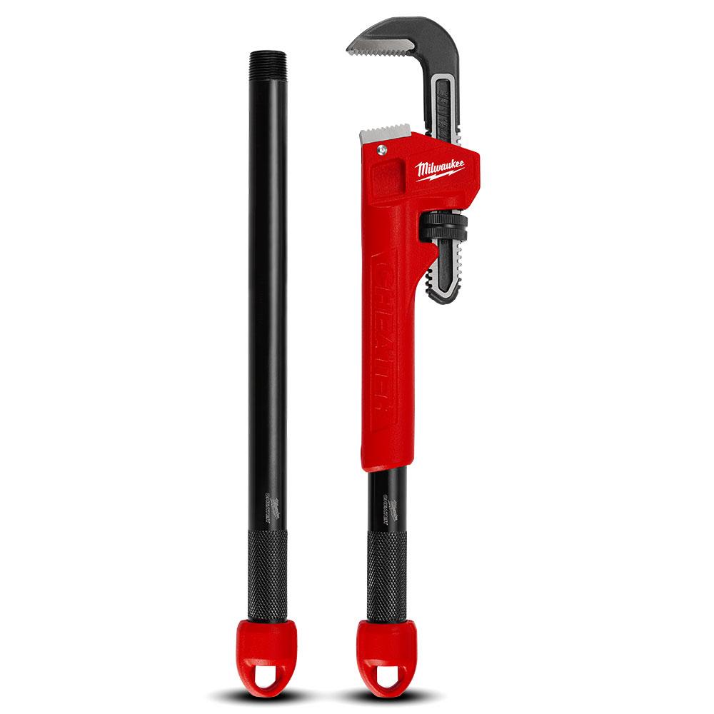Milwaukee 48227314 550mm Adjustable Cheater Pipe Wrench