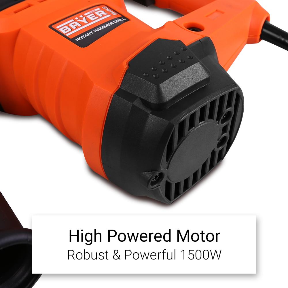 Bayer BH4KG 4KG 1500W SDS PLUS Rotary Hammer Drill