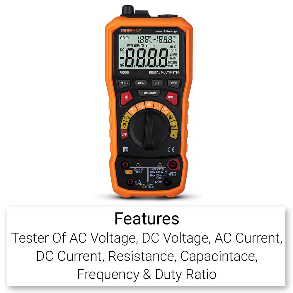 Pinpoint P5000 5 in 1  Multifunctional Digital Multimeter – image 7