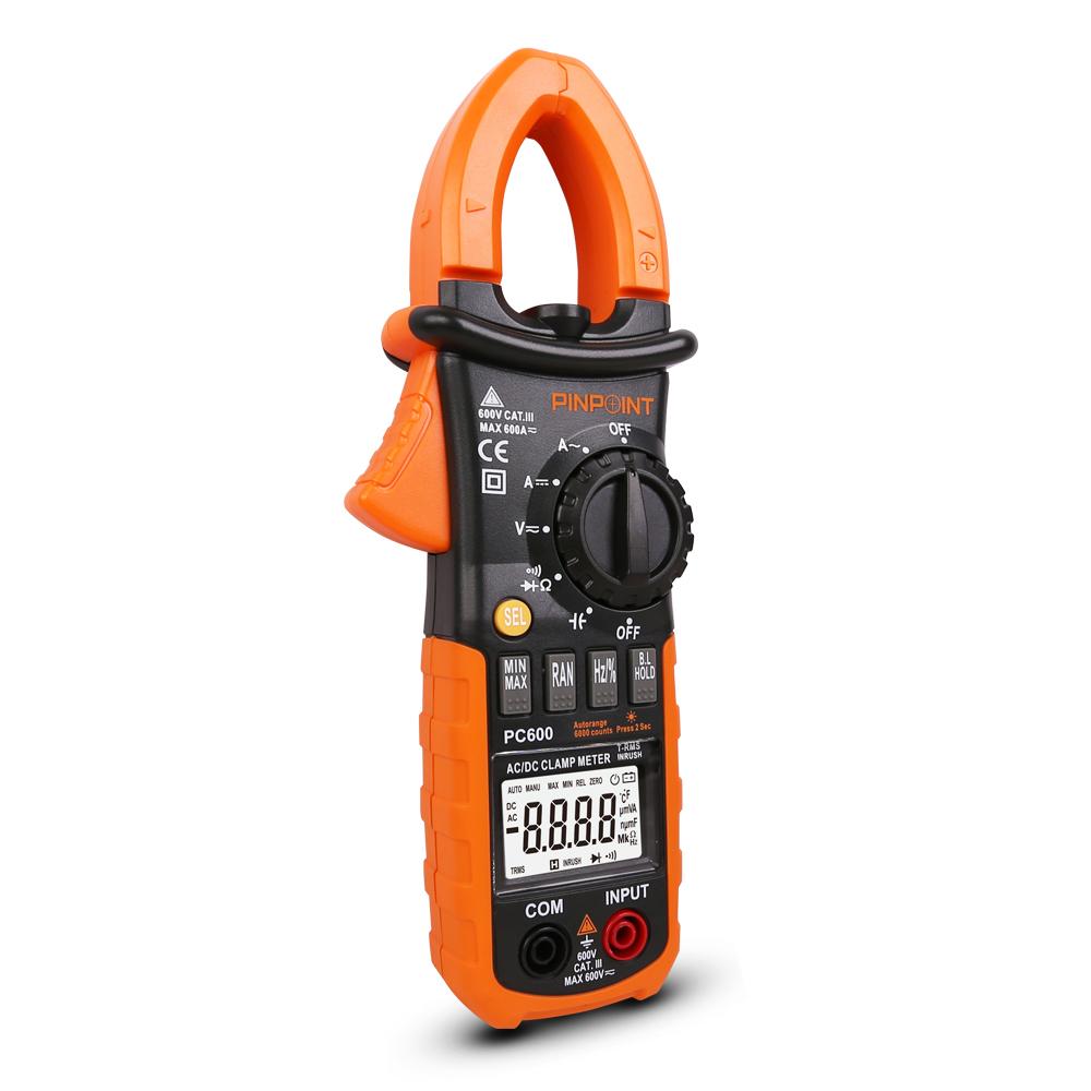 Pinpoint PC600 AC/DC Digital Clamp Meter With Rush Current – image 1